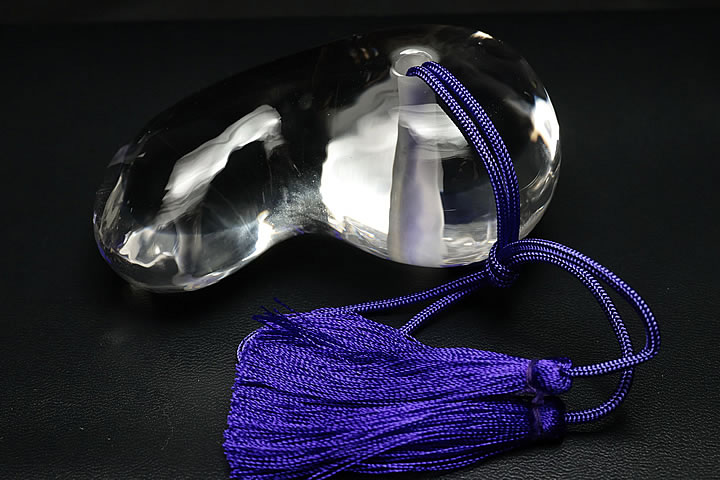 楽天市場】伝統工芸士 田中佑幸 『 夢殿 』18金 甲州水晶 貴石 細工