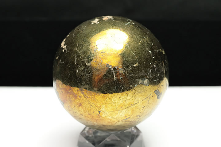 50mmチャルコパイライト丸玉 ペルー産