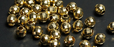 楽天市場】3mm K18ミラーボール粒売りビーズ : ギャラリーメイスン