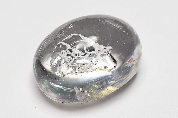 楽天市場】【一点もの/激レア】水入りアメジストエレスチャル タンブル