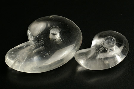 楽天市場】【古代勾玉】天然水晶 勾玉 30mm まがたま ネックレス