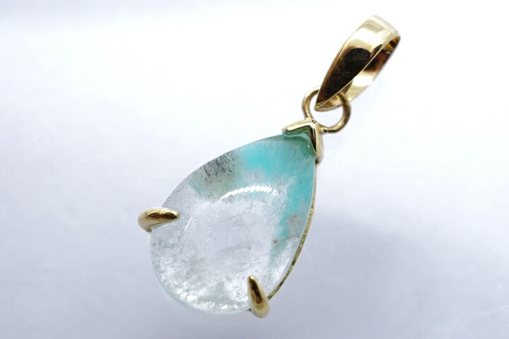 アホイト（天然石、パワーストーン） アホイト / クォーツ【Ajoite in Quartz】南アフリカ産
