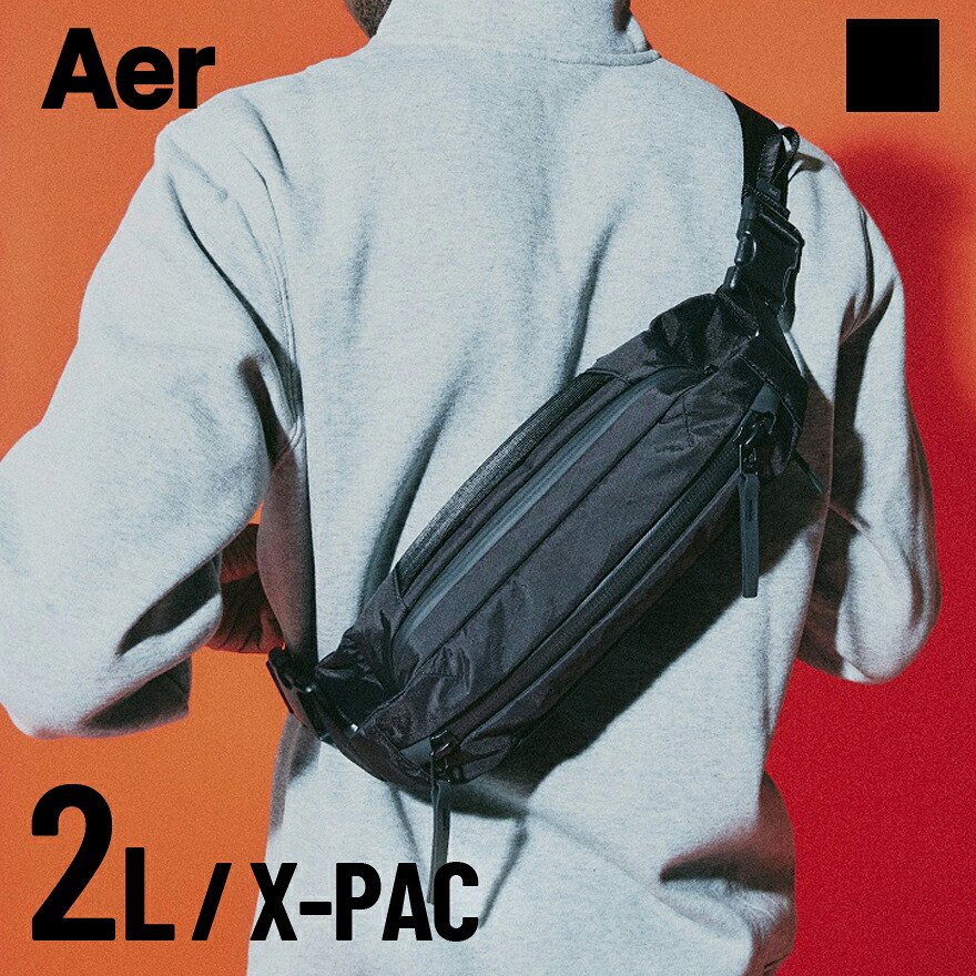 1000円割クーポン★入荷★Aer City Sling 3 X-Pac 正規取扱店＜2L・X-PAC＞ 限定特典★Aer ショルダーバッグ エアー シティスリング3 X-PAC AER スリングバッグ スリングパック 旅行も AER-29061 バリスティックナイロン ボディバッグ メンズ ブランド オシャレ｜ビジネスバッグ・ギャラリーズ