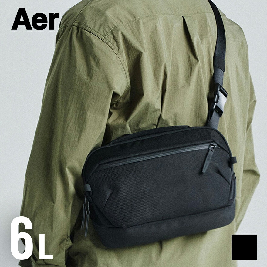 10%OFFクーポン★2026最新★Aer Day Sling 4 Max 正規取扱店＜6L＞ 特典も★Aer ショルダーバッグ エアー デイ スリング4 タブレット・パスポート収納 AER スリングバッグ 旅行も AER-21074 バリスティックナイロン aer ボディバッグ コーデュラ メンズ ブランド オシャレ｜ビジネスバッグ・ギャラリーズ