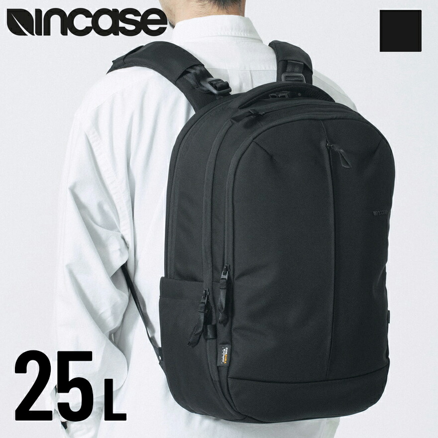 入荷★10%OFFクーポン★Incase Tracks Backpack 25L＜正規取扱店＞ INBP100752-BLK バックパック インケース ビジネス リュック APPLE公認 メンズ レディース 通勤 仕事 人気 ブランド シンプル オシャレ apple mac A4｜ビジネスバッグ・ギャラリーズ