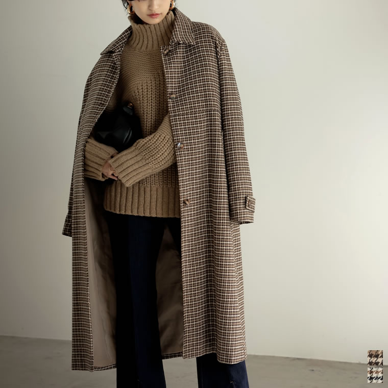 楽天市場 マストバイsale 50 Offクーポンご利用で4 000円 フリーサイズ 2wayオーバーサイズフェイクウールパイピングスタンドカラーコート レディース 秋 冬 ジャケット アウター ステンカラーコート コート フェイクウール Re Edit リエディ