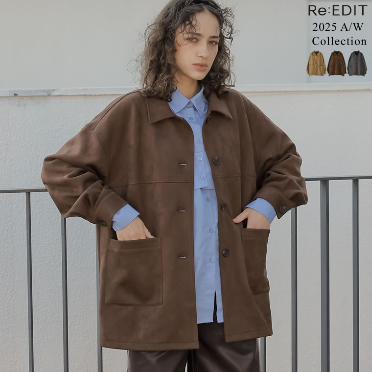 anuke Eco Suede Jacket アヌーク　エコスエードジャケット anuke アンヌーク エコ スエード ジャケット｜BORN FREE ONLINE SHOP