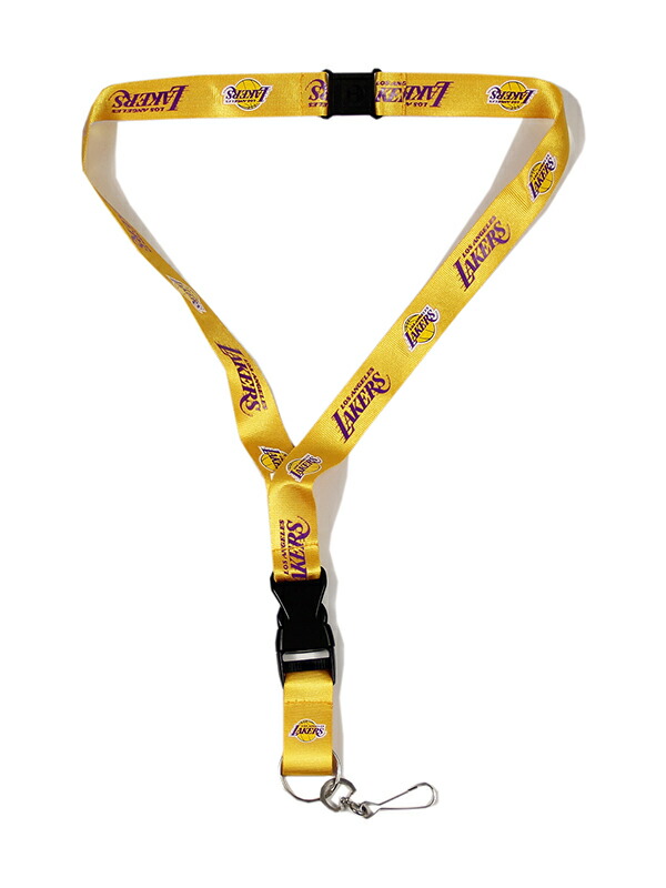 【楽天市場】メール便対応1点まで【インポート】LOS ANGELES LAKERS LANYARD NECK PIECE yellow ...