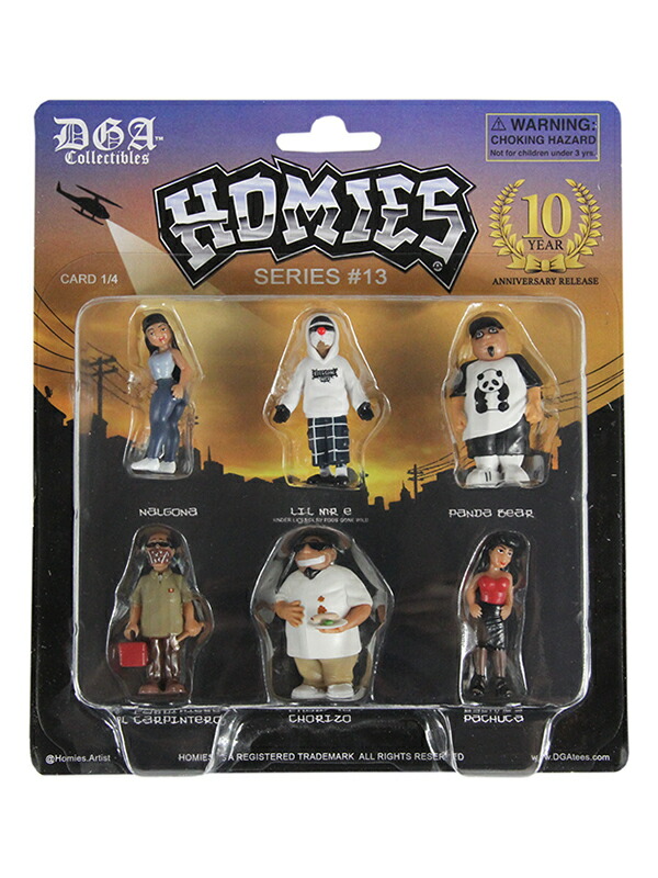 楽天市場】【インポート】HOMIES FIGURE SERIES#13 CARD 2/4 DCA COLLECTIBLES ホーミーズ フィギュア  6体セット シリーズ#13 カード2/4 ディーシーエー コレクティブルズ コレクターズ アイテム : game clothing