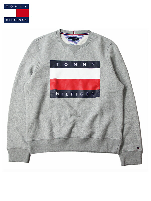 tommy hilfiger logo crew neck