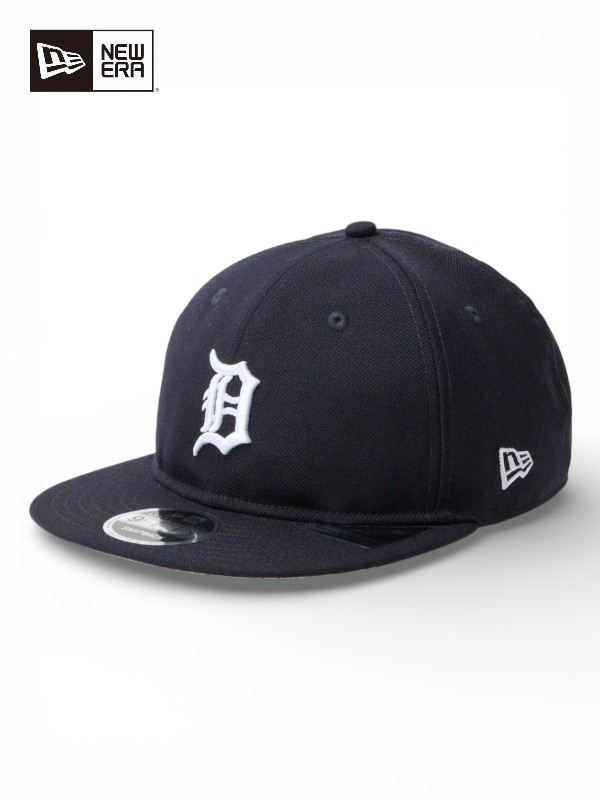 【正規取扱店】NEW ERA RC RETRO CROWN 9FIFTY CAP Flat Visor navy Powered by GORO NAKATSUGAWA（MIN-NANO）MLB デトロイト・タイガース ネイビー