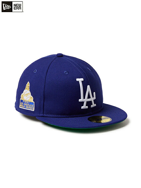 【正規取扱店】NEWERA 59FIFTY CAP ソフトバックラム World Series MLB ロサンゼルス・ドジャース クーパーズタウン ダークロイヤル