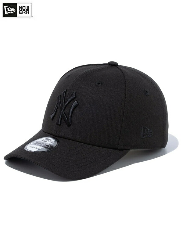 New Era × BASICS コラボベースボールキャップ ブラック BASICKS - 【ラスト1点】【限定】9 FORTY Yankees Heart