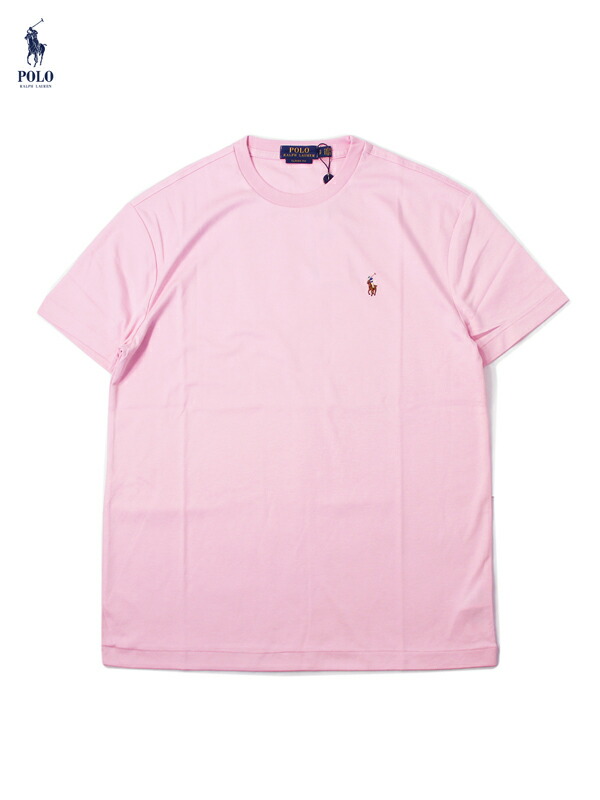 楽天市場 Us買い付け正規品 Polo Ralph Lauren Pony One Point Logo S S Tee Pink ポロ ラルフローレン フルカラーポニー ワンポイント ロゴ 半袖tシャツ ピンク Game Clothing