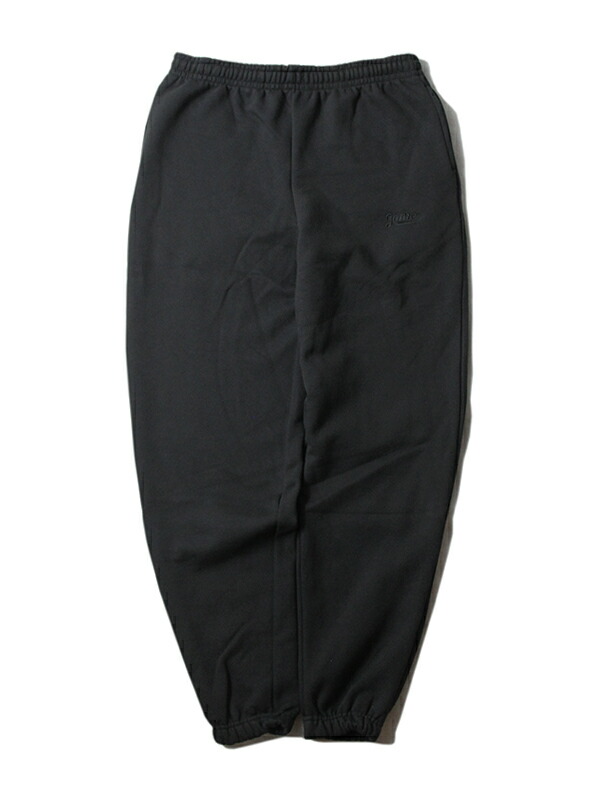 game clothing ORIGINAL \"BASEBALL\" LOGO HEAVY WEIGHT SWEAT PANTS black/black ゲームクロージング ベースボール ロゴ ヘビーウェイト スウェットパンツ ブラック