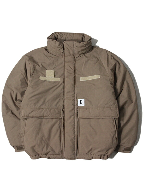 game clothing ORIGINAL PUFFY  JACKET coyote  ゲームクロージング  パフ上衣 中綿 コヨテ