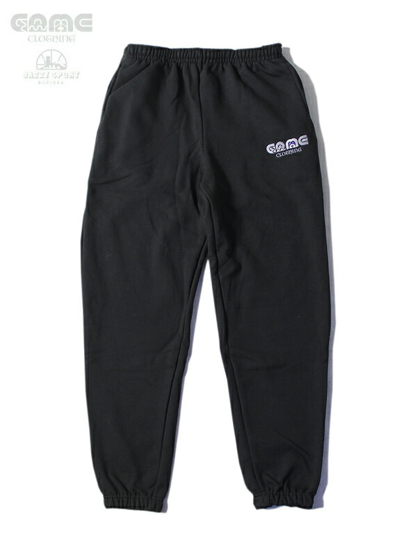 JAZZY SPORT MORIOKA × game clothing COLLABORATION HEAVY WEIGHT SWEAT PANTS black ジャジースポート ゲームクロージング コラボレーション ヘビーウェイト スウェットパンツ ブラック|game clothing
