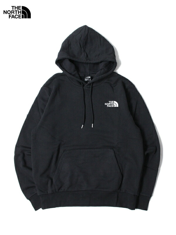 【USモデル正規品】THE NORTH FACE SIMPLE LOGO PULLOVER HOODIE tnf black jk3 ザ ノースフェイス 刺繍 ロゴ プルオーバーフーディー パーカー ブラック