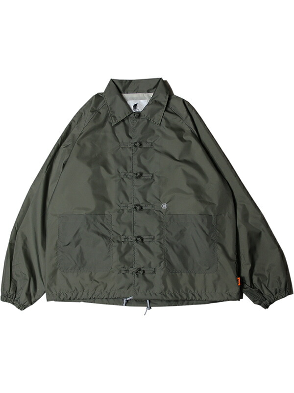 WANDERMAN TOKYO KUNG FU COACH JACKET olive ワンダーマン カンフー コーチジャケット オリーブ