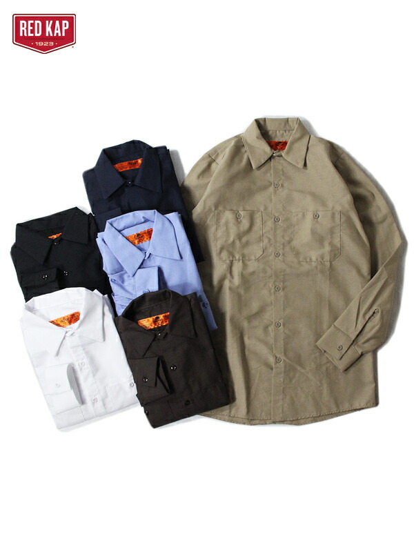 楽天市場】【インポート】RED KAP 4.25oz LONG SLEEVE STRIPE