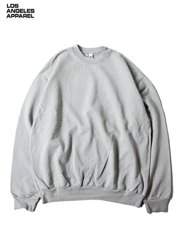 返品交換不可 Los Angeles Apparel 14oz GARMENT DYE HEAVY FLEECE