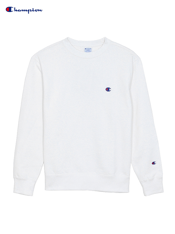 white sweatshirt crew neck