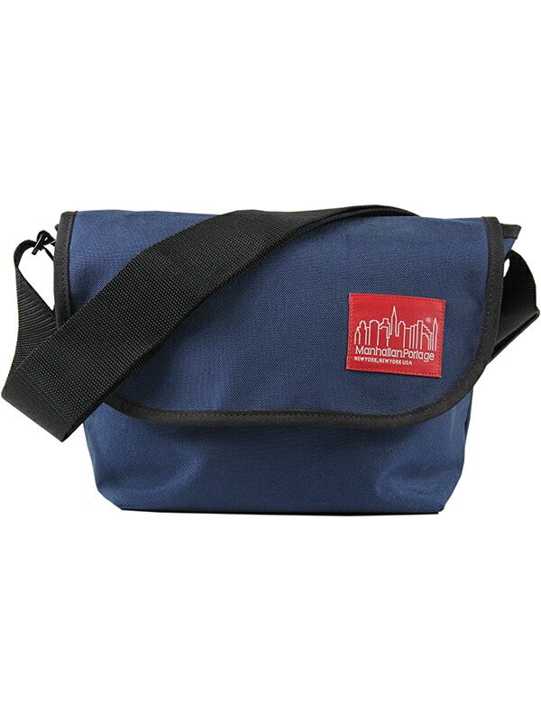 【正規取扱店】Manhattan Portage マンハッタンポーテージ カジュアル Sサイズ メッセンジャーバッグ Casual Messenger black/navy ブラック/ネイビー