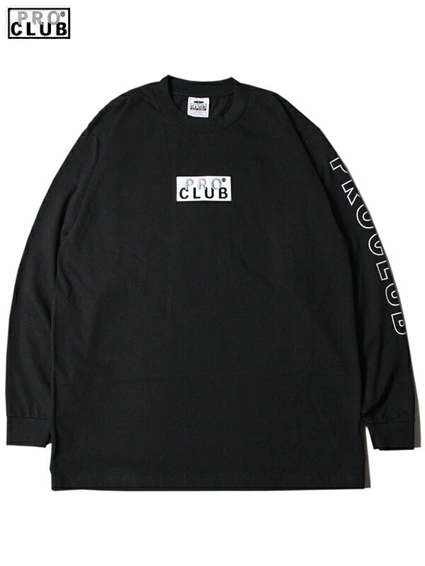 【楽天市場】【USモデル】PRO CLUB BOX LOGO HEAVY WEIGHT LONG SLEEVE TSHIRTS TEE