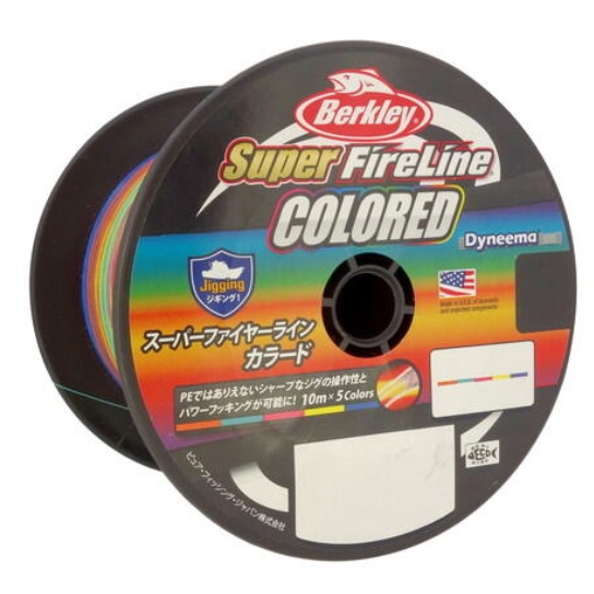 Super FireLine COLORED スーパーファイヤーライン カラード 1200m巻単品/0.5号/0.8号/1号/1.2号/1.5号/2号/2.5号/3号/4号/超低伸度/高感度/高比重/5色マーキング/スローピッチ対応/バークレイ/正規品/送料無料|釣糸専門店 SAKURA MATURI