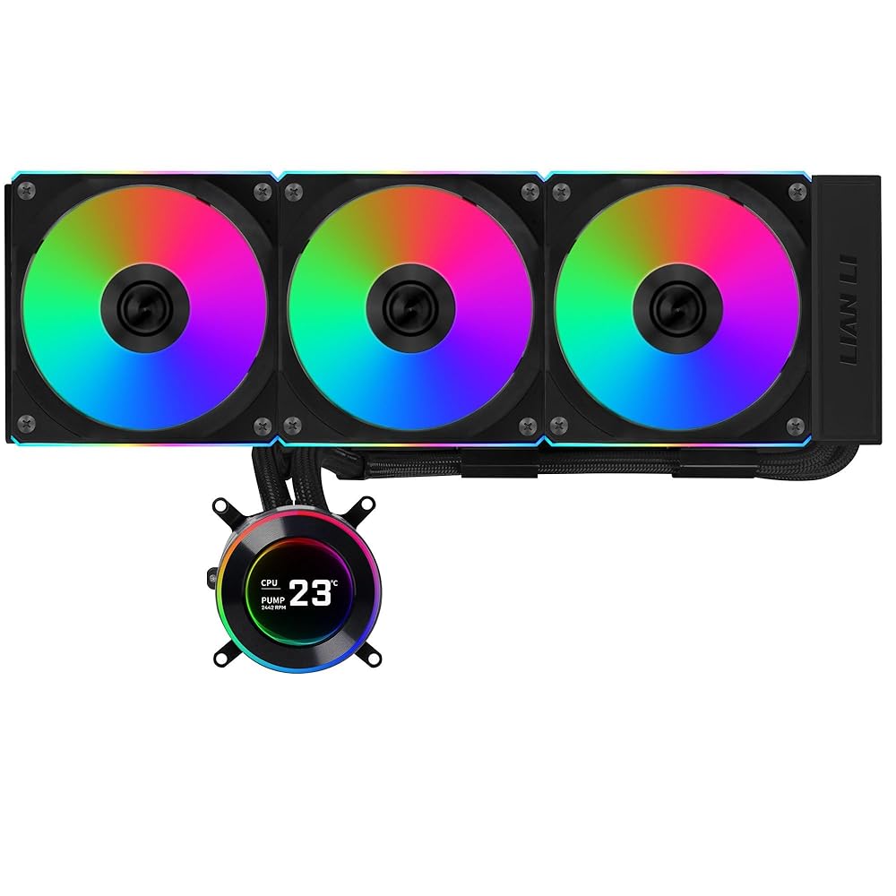 [新品/未開封] LIAN LI HydroShift II LCD-C 360 CL 黒いこと 水冷 中央処理装置冷房装置 GHS2LCDC36CB 国内置き目
