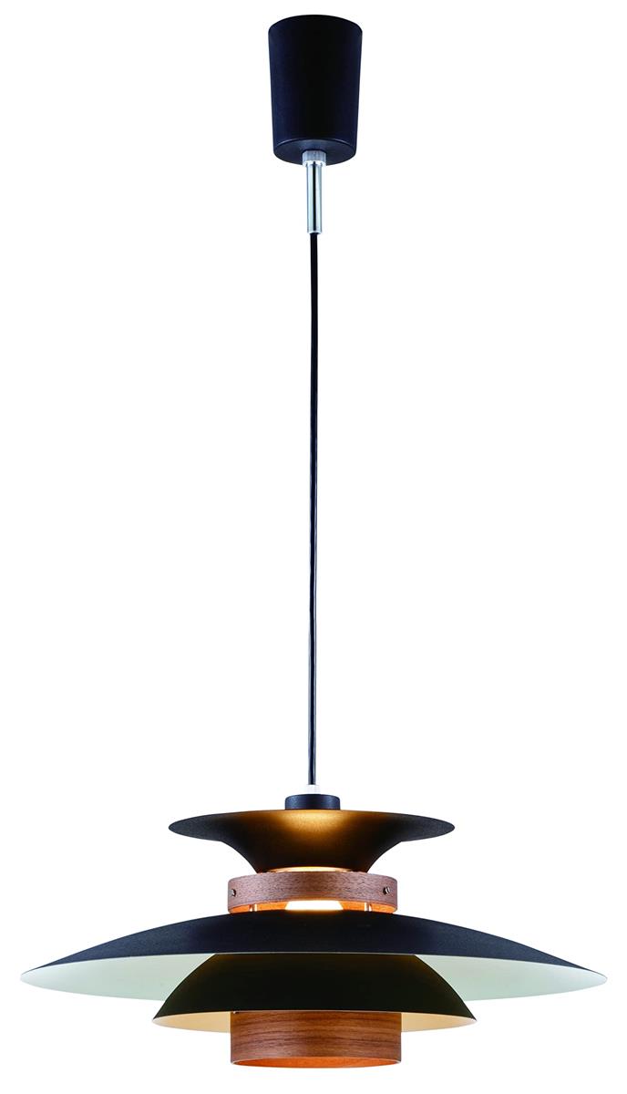 インターフォルム ペンダ ントライト LT-7443WA メルチェロ ウォールナット ブラック 電球なし・別売 北欧 木