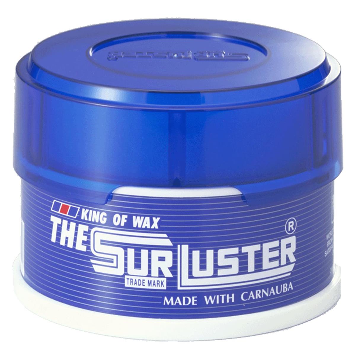 SurLuster(シュアラスター) ザ・シュアラスター 280g 固形ワックス 天然カルナバ蝋 艶 スポンジ付き ツヤ 光沢 保護 自動車 全塗装色 ノーコンパウンド S-01