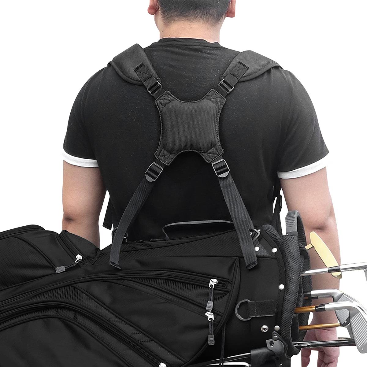楽天市場】ゴルフキャディバッグ専用 ショルダーベルト 4点式