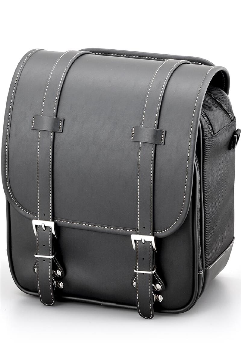 ヘンリービギンズ(Henly Begins) デイトナ バイク用 サイドバッグ 13L タンデム対応 サドルバッグ DHS-18 プレーン 18994
