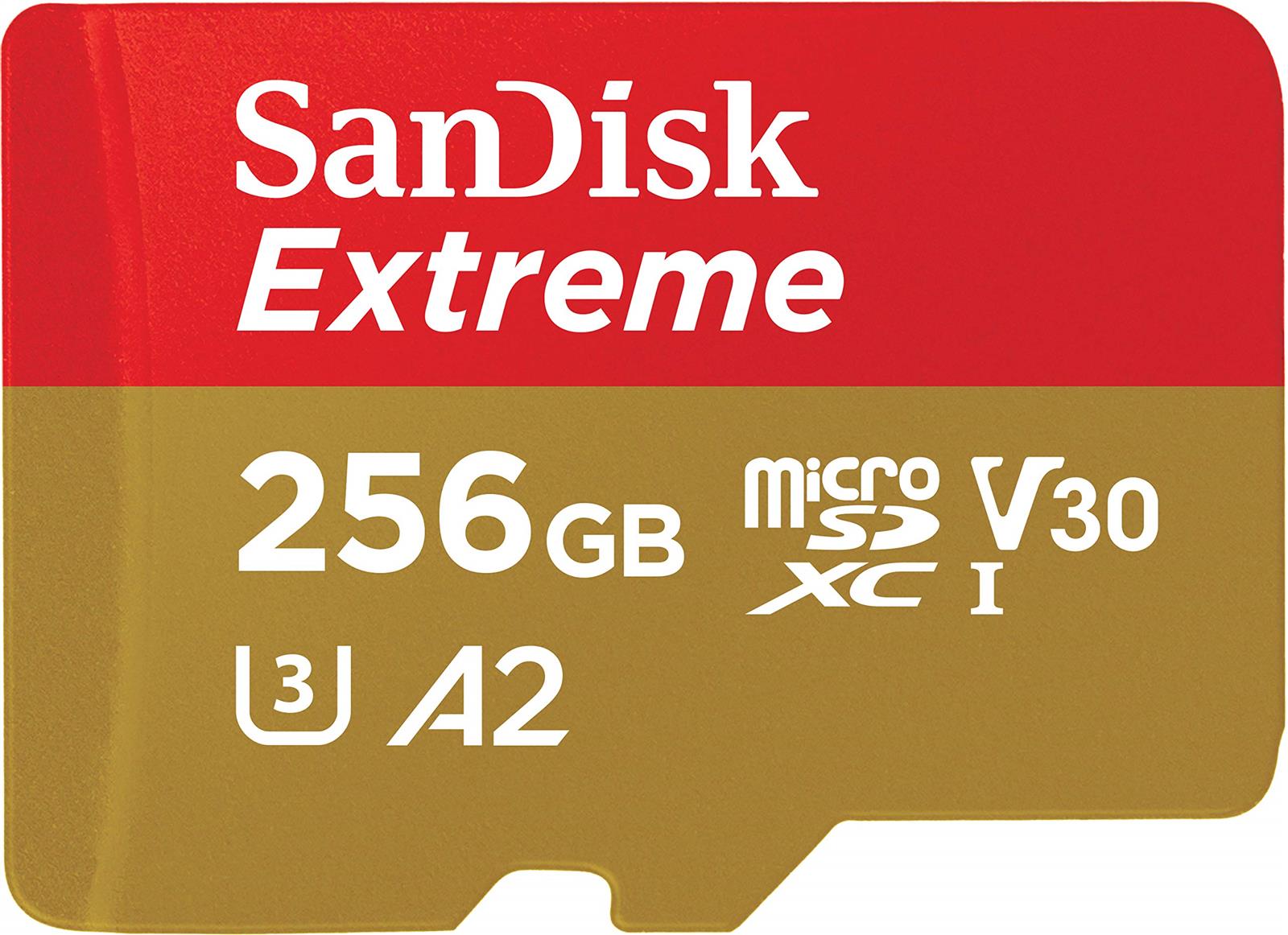 Micro SD Card, 256 GB, SanDisk, UHS-3, Class 10, Nintendo Switch Recommended, SDSQXAV-256G-GN6MN SD Converter, No SD Adapter, International Packaging