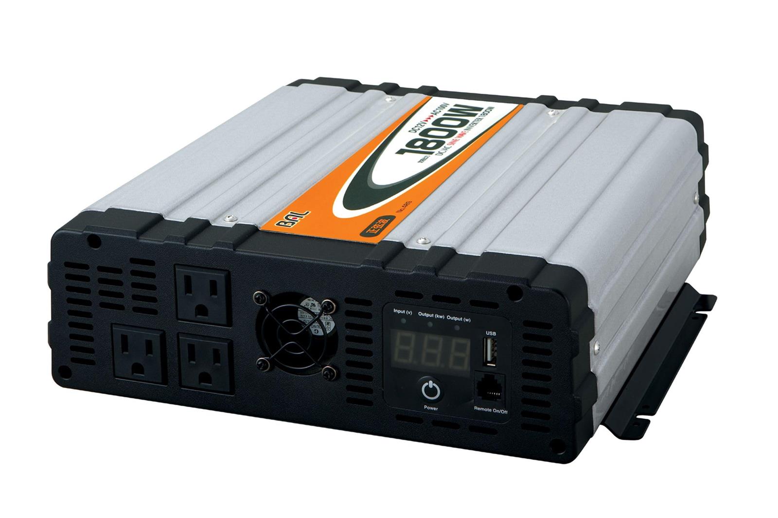 BAL (大橋産業) DC/AC正弦波インバーター DC12V 定格出力:1800W No.489 44,345円