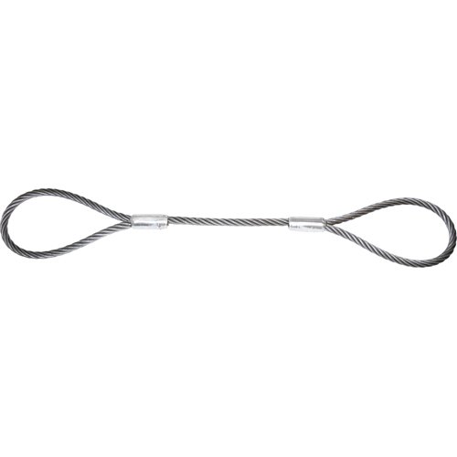 TRUSCO(トラスコ) ワイヤーロープスリング Aタイプ アルミロック 16mm×6m TWAL-16S6 6,353円
