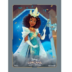 ・送料無料・新品ディズニー・ロルカナ・TCG 日本語版 公式カードスリーブ「ティアナ 祝福のプリンセス」(プリンセスと魔法のキス)発売日2025/09/06画像