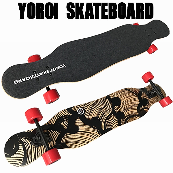 楽天市場】鎧(yoroi) ロングスケートボード RYU38 竹デッキ 38インチ 1 