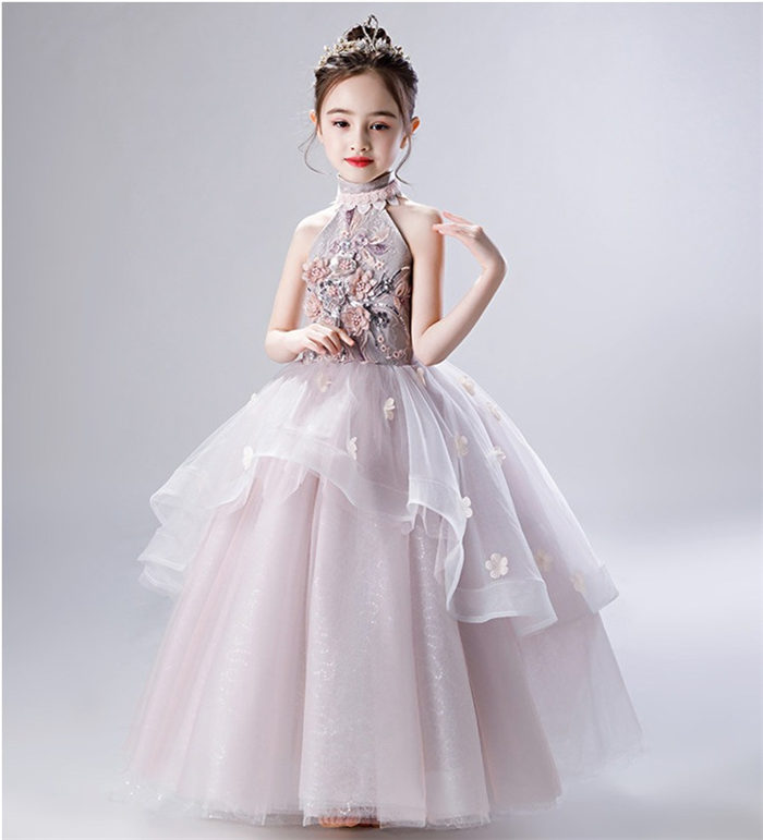 ドレス 子供ドレス ロングワンピース 高級dress ピアノ発表会 子供ドレス 誕生日 パーティー ベビードレス ピアノ発表会 ロングドレス 刺繍 プレゼント 子どもドレス フォーマル 七五三 お呼ばれ イベント ステージ衣装 結婚式 演奏会 100 110 1 130 140 150 160