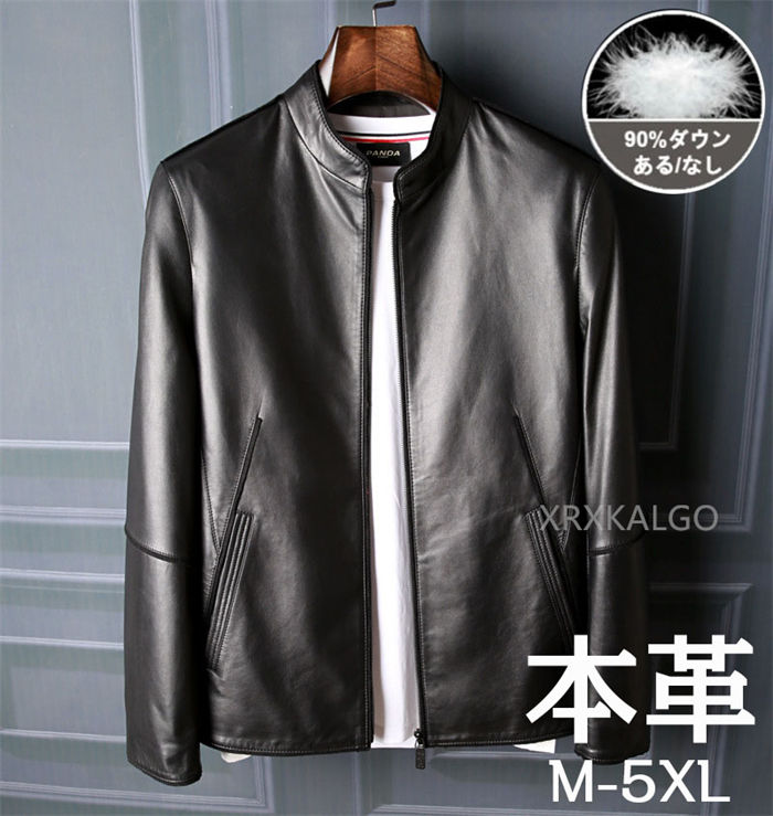 本革 ライダースジャケット ライダース メンズ 本革 レザー ジャケット シングルライダース アウター バイク 革ジャン ラム 服 秋服 秋 冬服 冬 春服 レザー ダウンコート 90%ダウン 春 2024 メンズアウター 大きいサイズ おしゃれ プレゼント ギフト M L XL XXL 3XL 4XL｜つげ村shop