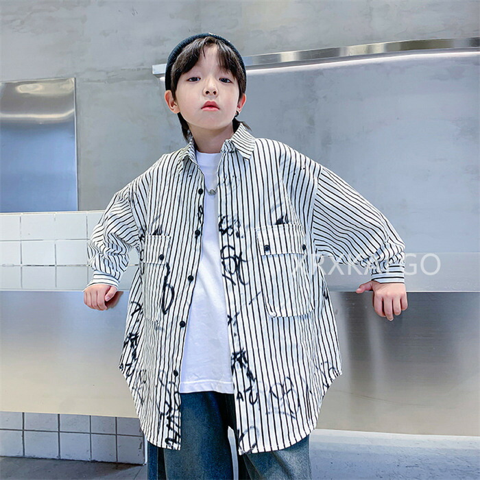 楽天市場】キッズ 子供服 襟付き シャツ 男の子 トップス 長袖