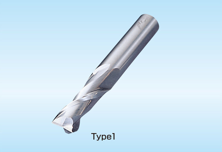 【送料無料】兼房 アクリル材鏡面加工などの仕上げ・穴あけ加工 アクリルエンドミルType1 軸径6mm 刃径6mm 全長70mm 刃長15mm 刃数2P 型式：スパイラル 1本【代引不可】