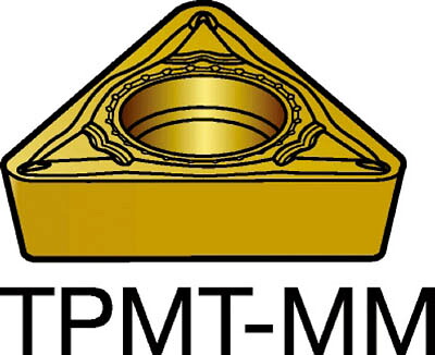 [ターニングチップ]【送料無料】サンドビック （株） サンドビック コロターン１１１ 旋削用ポジチップ（１２０） ２０２５ TPMT 11 03 08-MM 10個【579-8540】【北海道・沖縄送料別途】【smtb-KD】