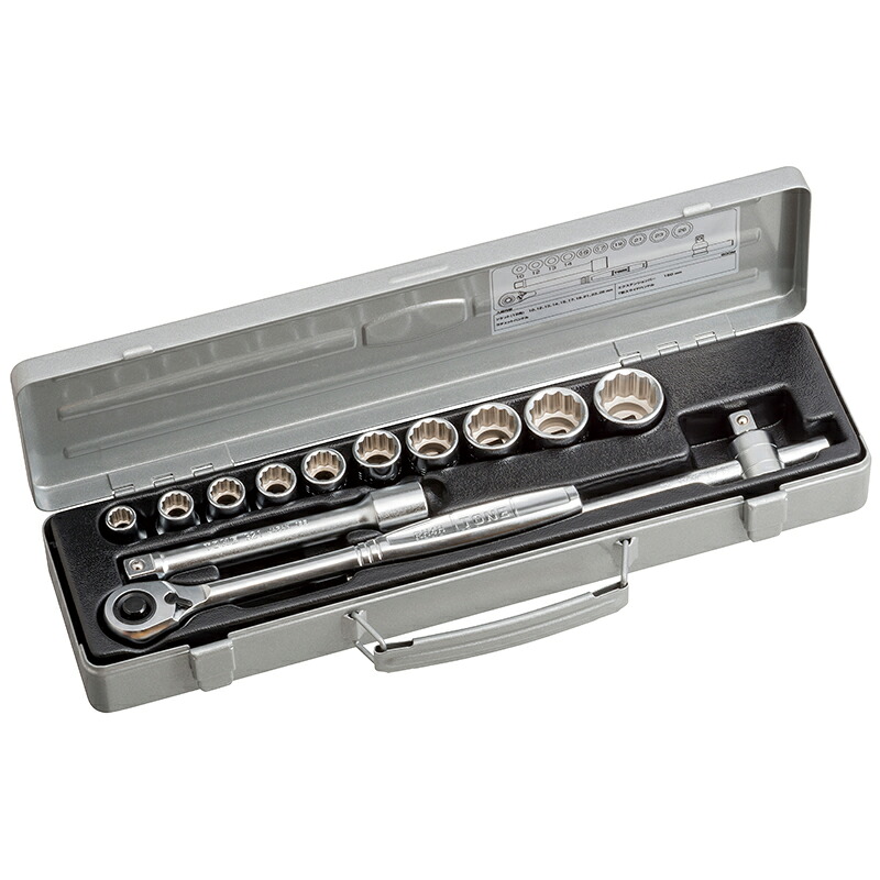 [ソケットレンチセット]【送料無料】ＴＯＮＥ（株） ＴＯＮＥ　ソケットレンチセット　800M 1S【116-5747】【北海道・沖縄送料別途】【smtb-KD】