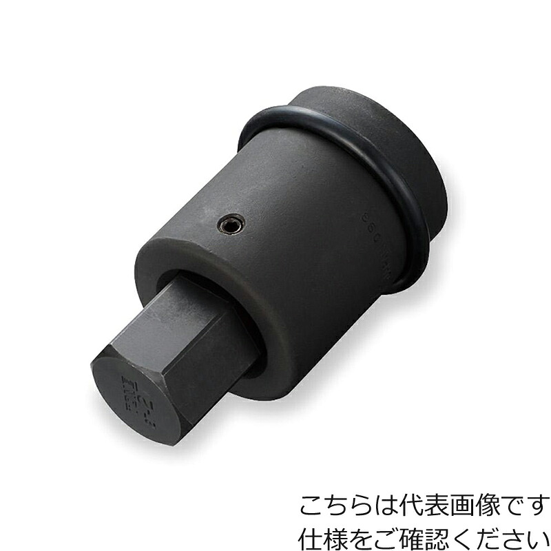 [インパクト用ヘキサゴンソケット]ＴＯＮＥ（株） ＴＯＮＥ インパクト用ヘキサゴンソケット（差替式） 差込角２５．４ｍｍ 対辺寸法３６ｍｍ 8AH-36H 1S【395-6326】｜ものづくりのがんばり屋