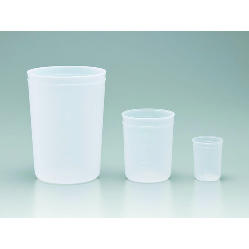 [計量カップ]【送料無料】（株）サンプラテック サンプラ バイオプラＰＥディスカップ ２Ｌ（１００個入） 31033C 1CS【207-1102】【北海道・沖縄送料別途】【smtb-KD】【お取り寄せ品】