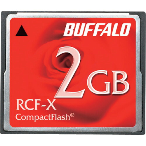 [記録メディア]（株）バッファロー ＢＵＦＦＡＬＯ コンパクトフラッシュ ハイコストパフォーマンスモデル ２ＧＢ RCF-X2G 1個