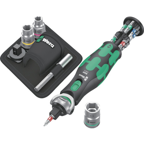 [ラチェットハンドルセット]Ｗｅｒａ社 Ｗｅｒａ ８００９ サイクロップポケットセット２ 004281 1Ｓ 締付工具-花・ガーデン・DIY