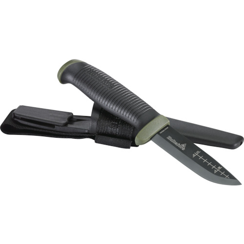 [災害救助工具]Ｈｕｌｔａｆｏｒｓ社 Ｈｕｌｔａｆｏｒｓ アウトドアナイフ “ＯＫ４” 全長２０９ｍｍ 380270 1丁